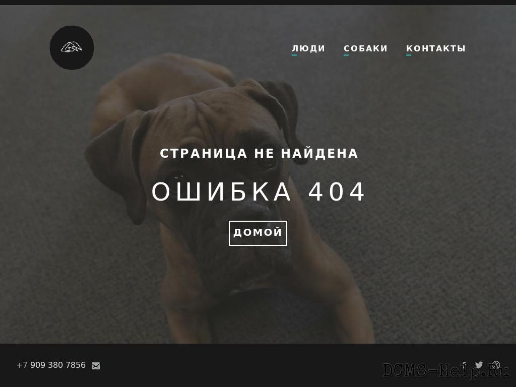 Адаптивный HTML шаблон для извещения об ошибке 404 для сайта, страница оформлена видеоплеером с собакой.
* Responsive template, CSS Files, JS Files, Images.